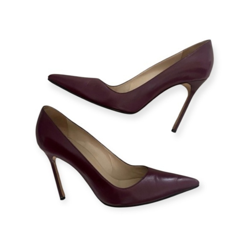 Burgundy Manolo Pumps​​​​